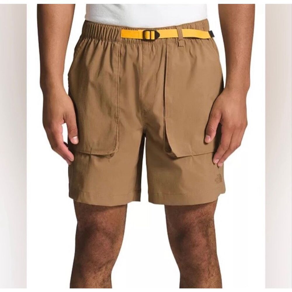 The North Face $70 Class V Ripstop 5” Shorts Utility Brown Mens Medium NEW